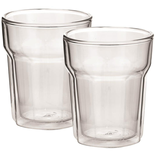 Nove Twin Wall Glass 2 Pc Set - 250ML