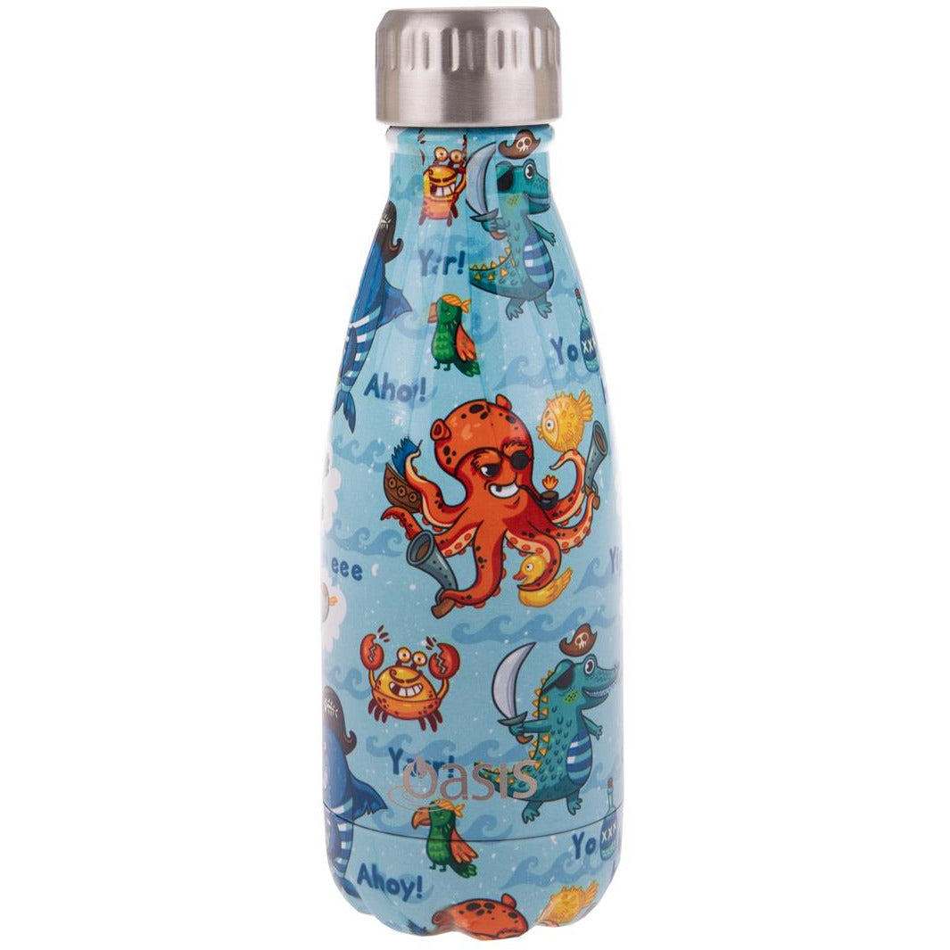 S/S Double Wall Insulated Drink Bottle 350ml - Pirate Bay