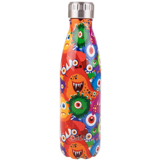 S/S Double Wall Insulated Drink Bottle Monsters