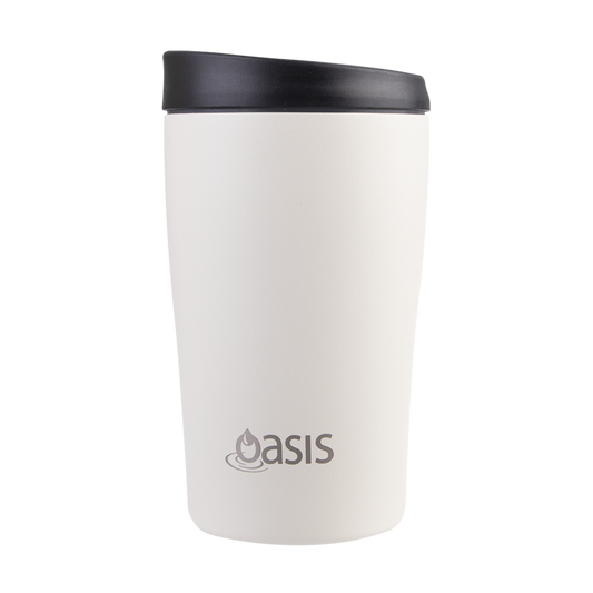 Stainless Steel Double Wall Travel Cup 380ml Alabaster