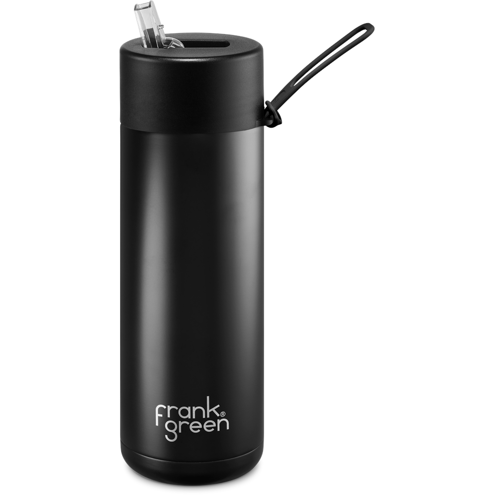 20oz Reusable Bottle - Straw Lid - Midnight (Black)