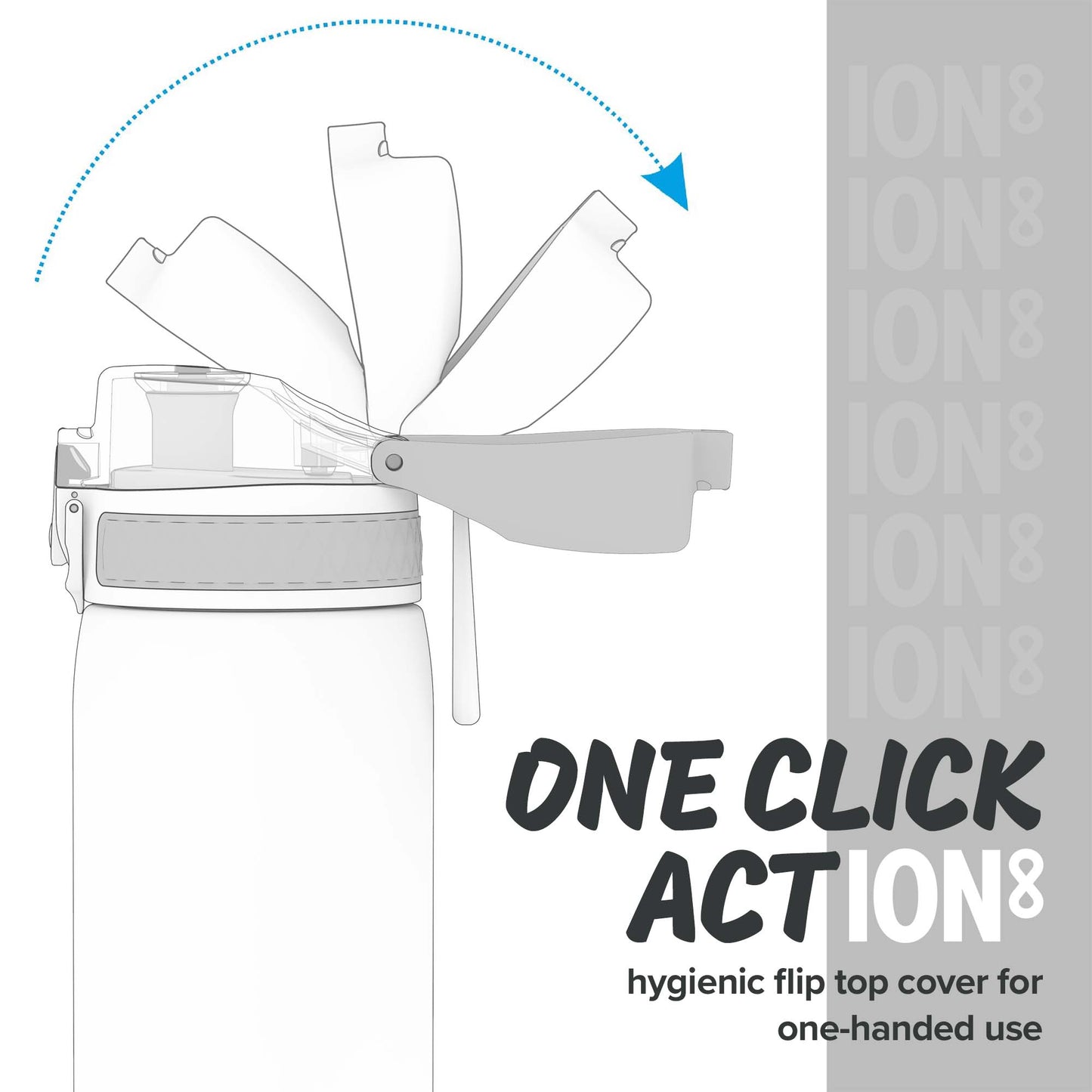 Quench Water Bottle Grey 1000ml